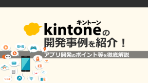 kintoneの開発事例を紹介！アプリ開発のポイントまで解説のアイキャッチ画像